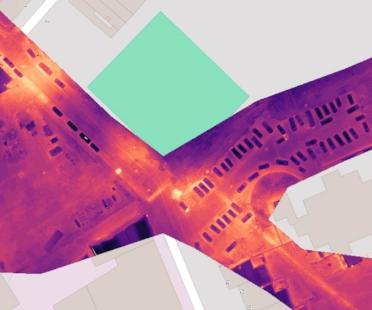 Radiometric thermographic mapping of heat networks