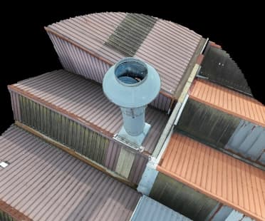 Infiltration cheminée nuage de points 3D