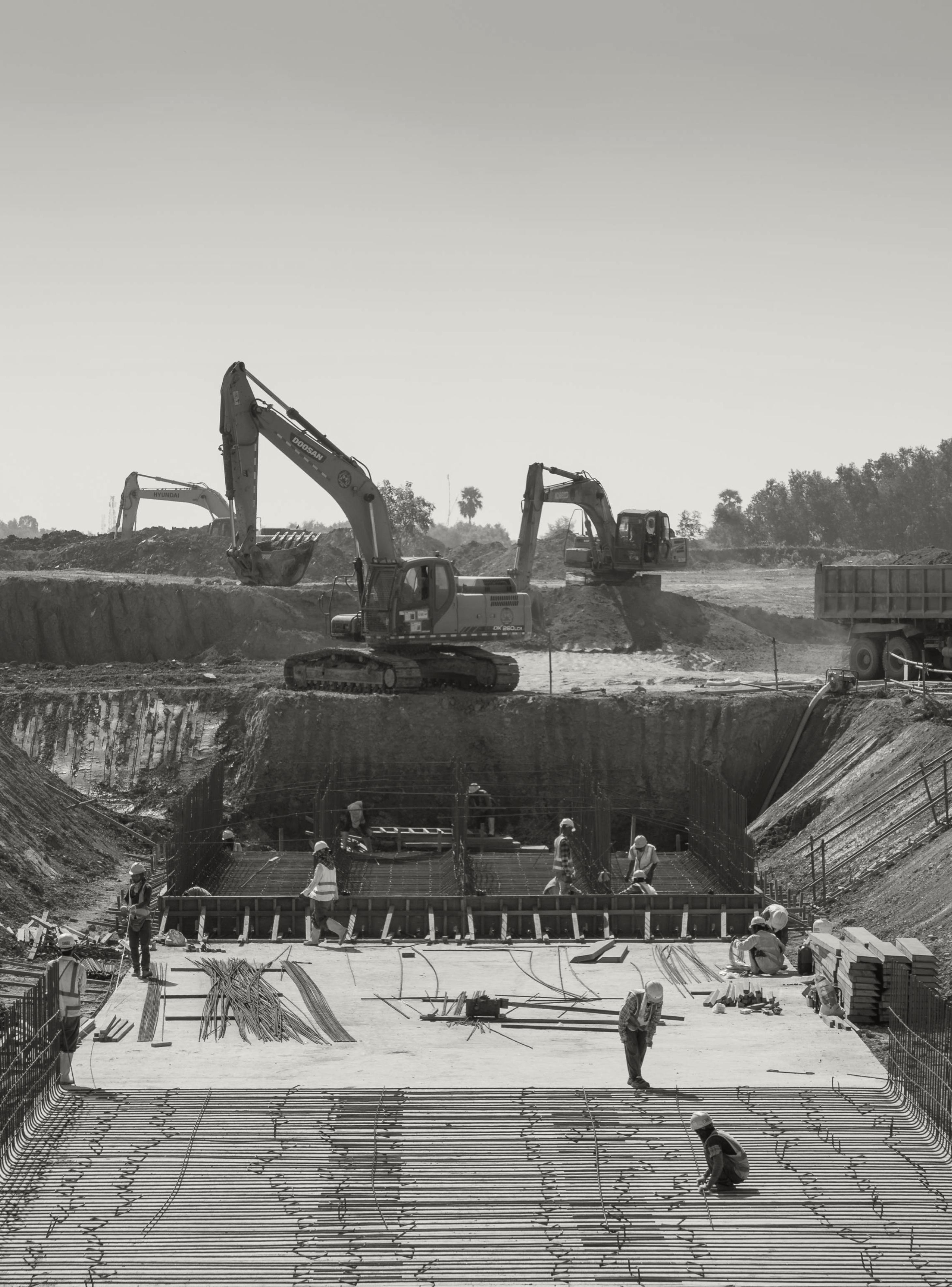 Plateforme de suivi de chantier montrant l’évolution d’un site de construction grâce à la photogrammétrie drone.